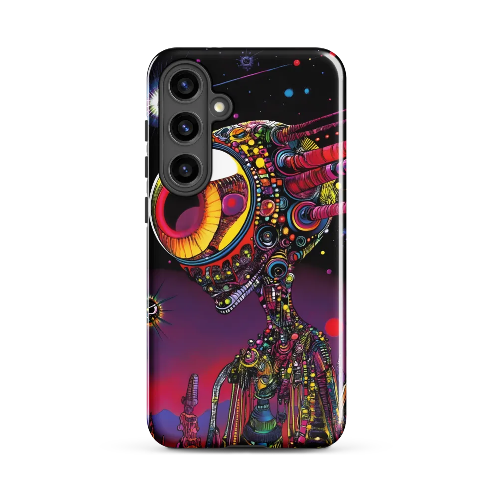 Cosmic Alien Odyssey | Phone Case |  S24 Plus | Tough Case | Glossy