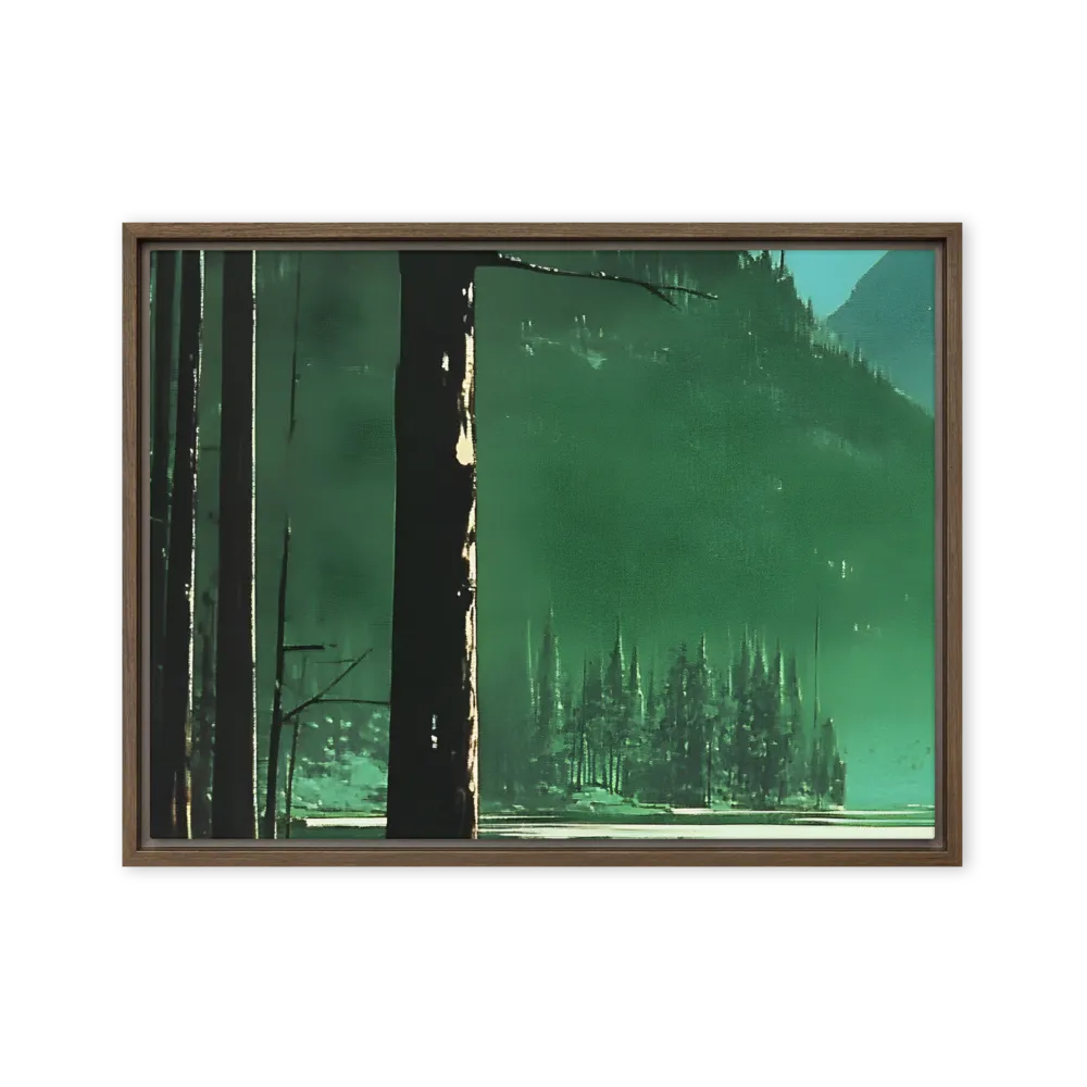 Reflections of Tranquility | Canvas with Brown Frame | 18″×24″