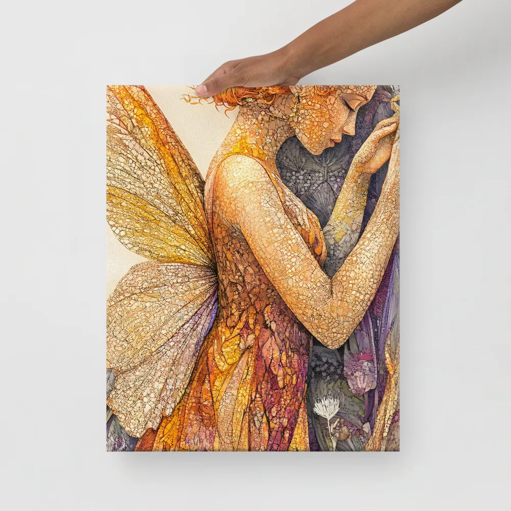 Whispers of the Frosted Meadow | Canvas | 16″×20″