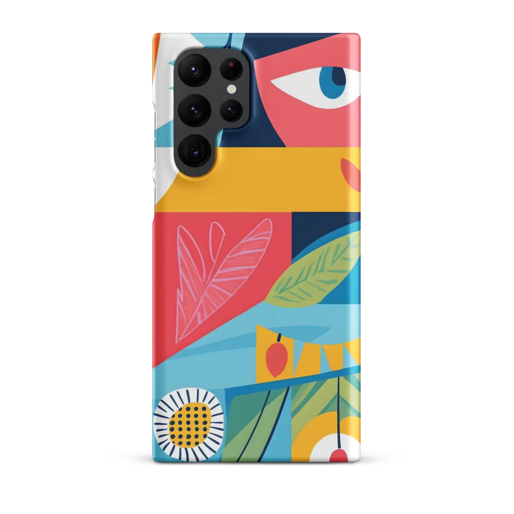Vibrant Geometric Visage