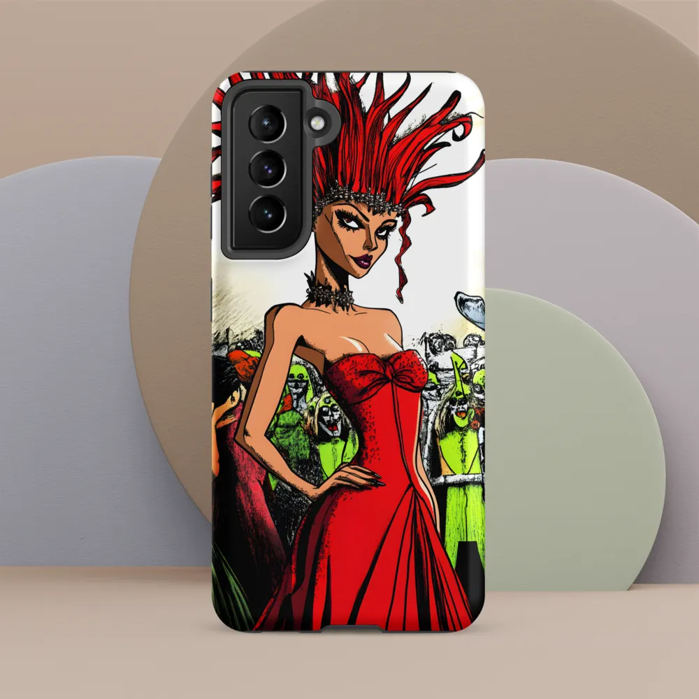Fiery Elegance: A Fashion Statement
