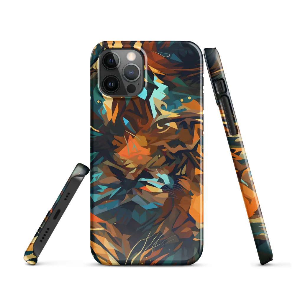 Wild Symphony: Abstract Tigers | Phone Case |  12 Pro | Snap Case | Glossy