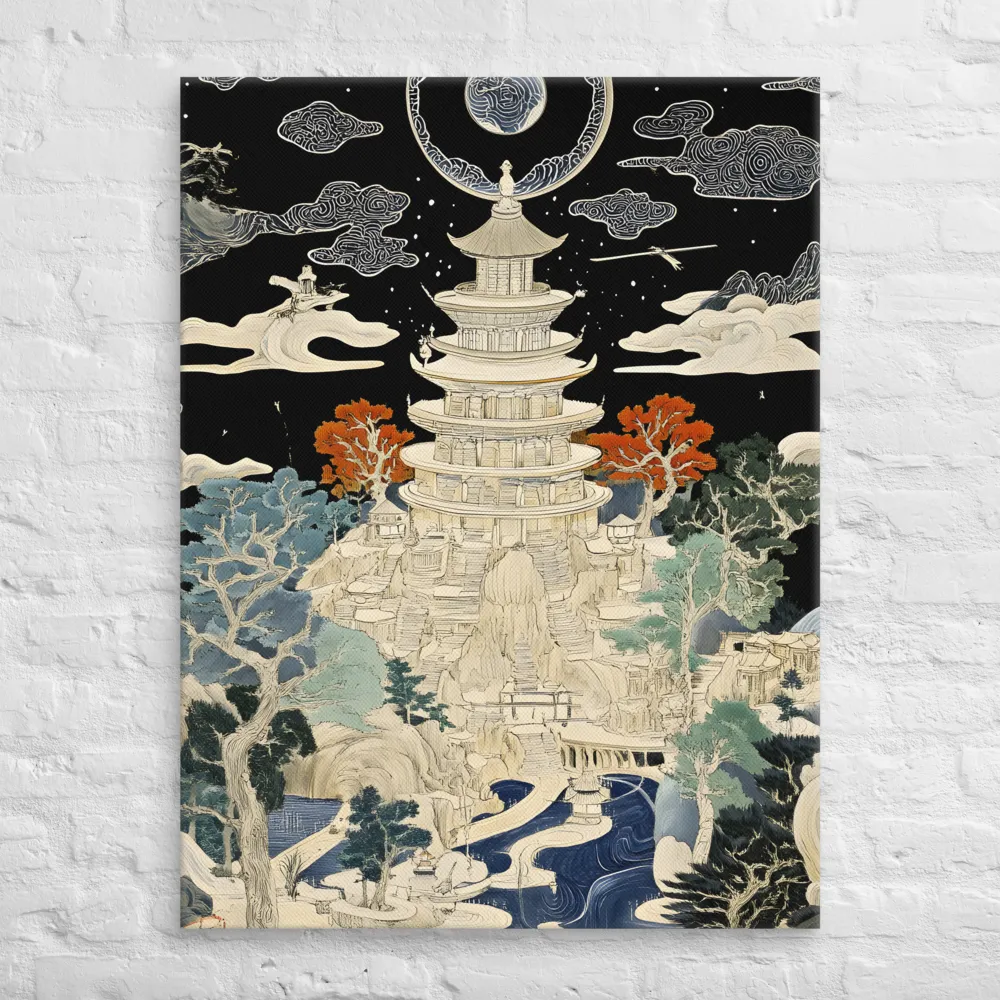 Whispers of the Pagoda | Canvas | 30″×40″