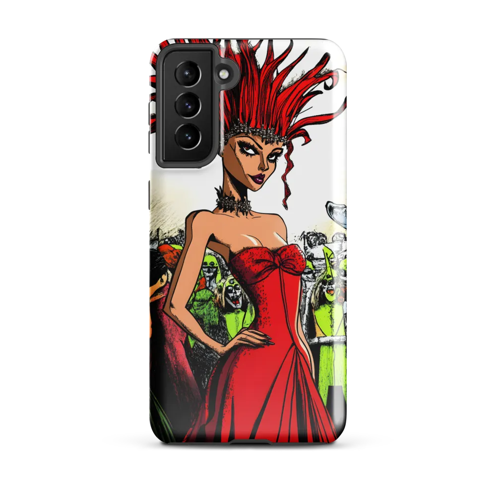 Fiery Elegance: A Fashion Statement