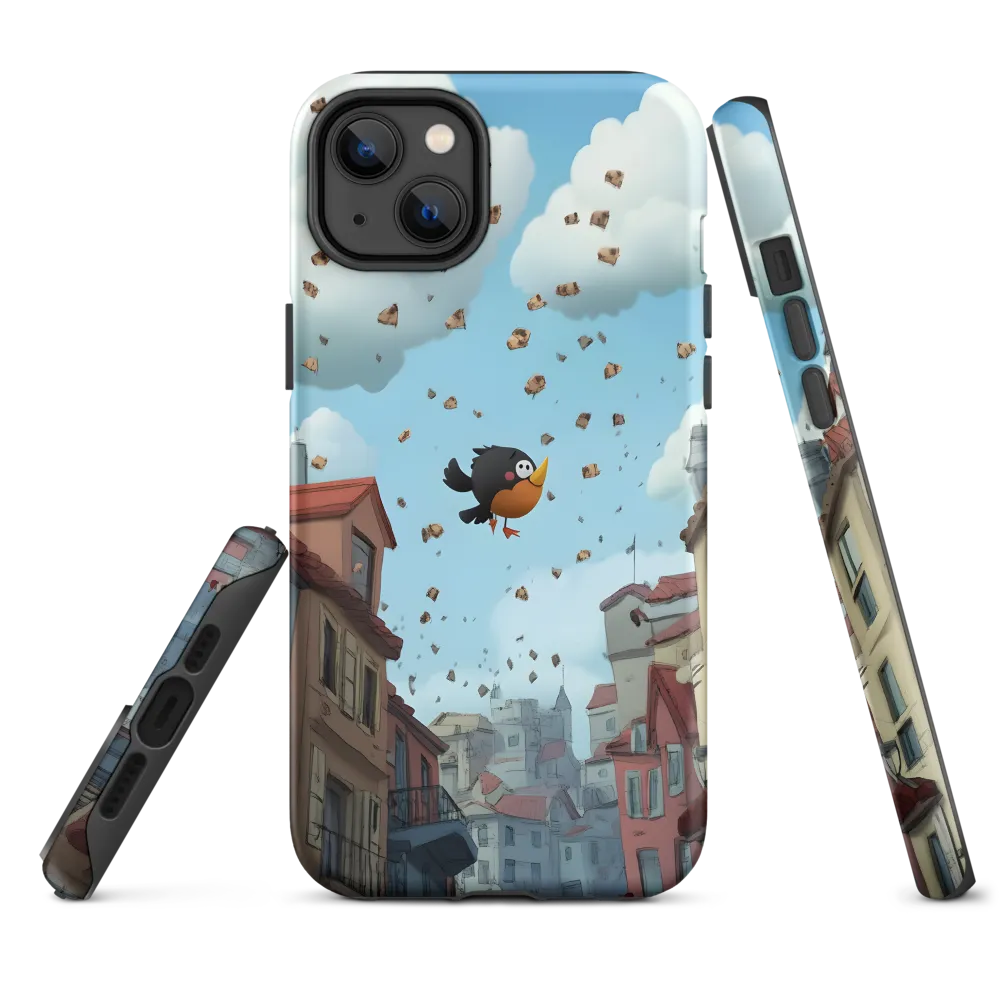 A Whimsical Flight Through Bread and Sky