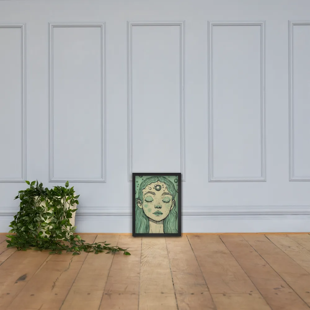 Beneath the Surface | Poster with Black Frame | 12″×16″