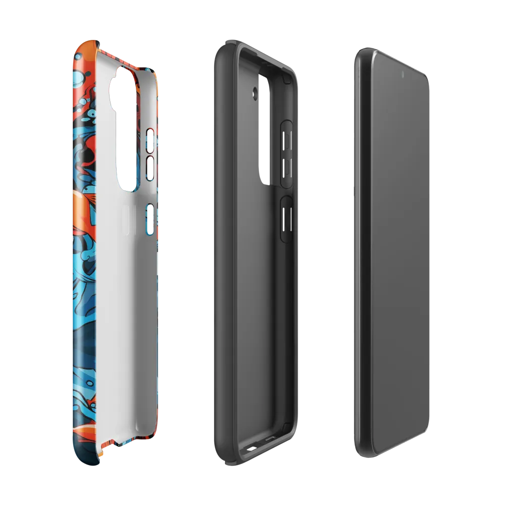 Fluid Harmony: Ocean and Flames