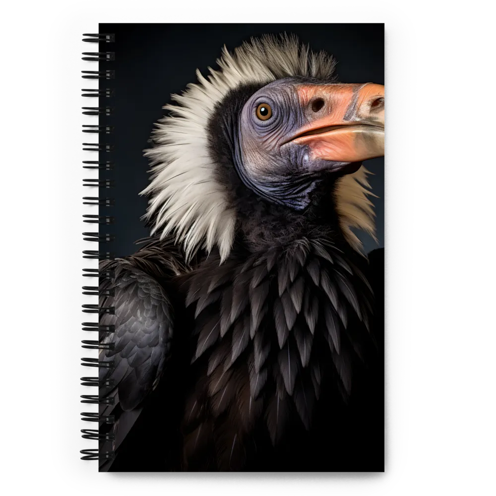 Majestic Vulture Portrait | Spiral Notebook