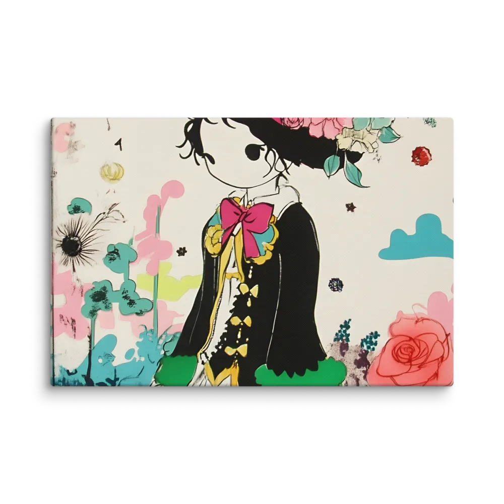 Whimsical Garden Reverie | Canvas | 20″×30″