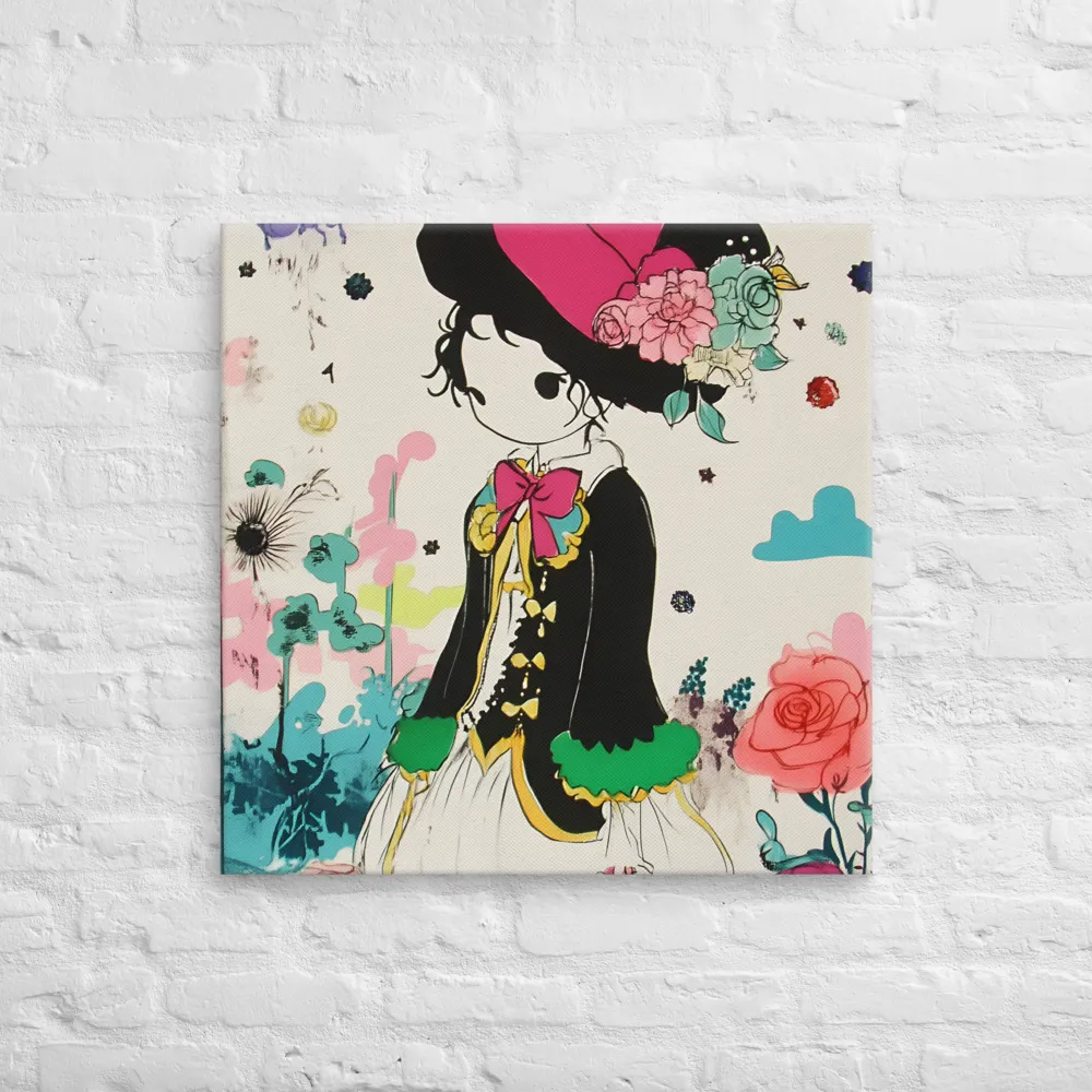 Whimsical Garden Reverie | Canvas | 28″×28″