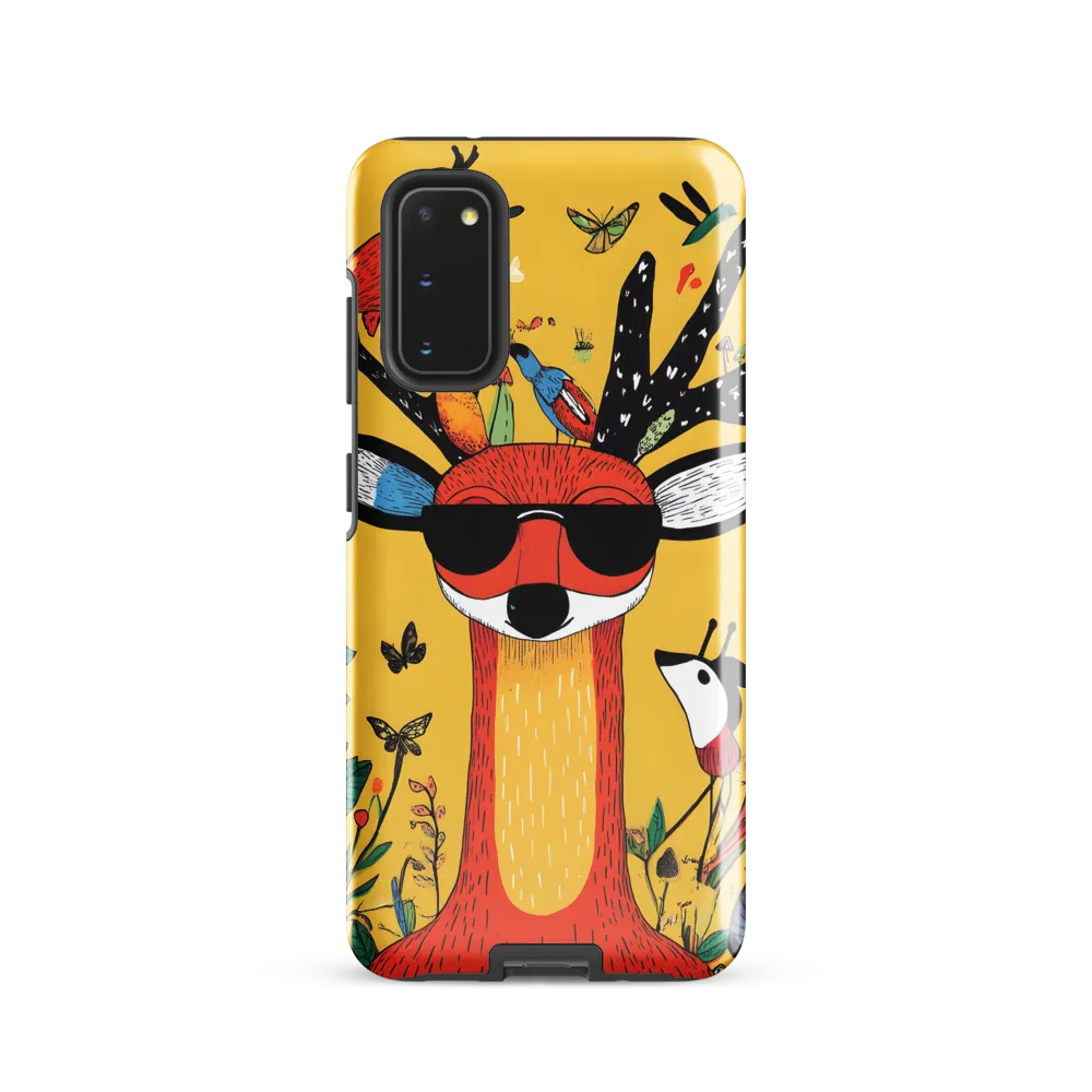 Playful Deer with Sunglasses