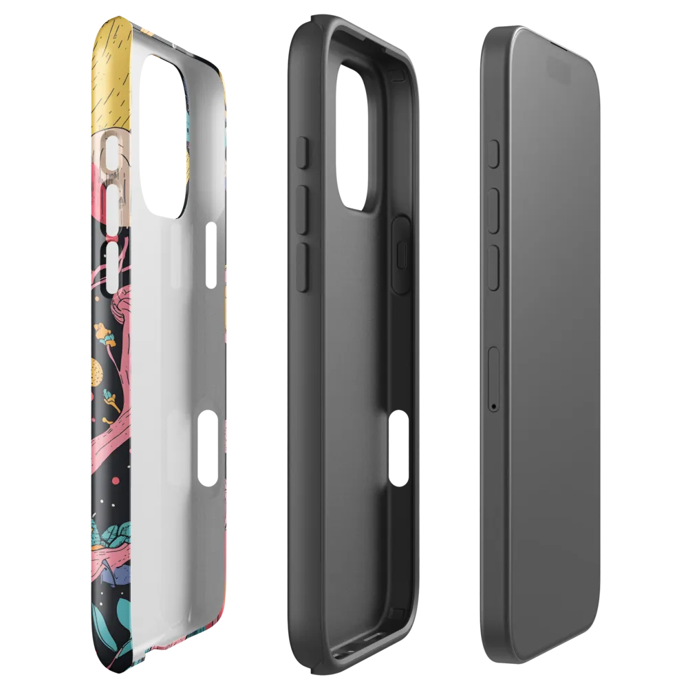 Whimsical Cosmic Owl | Phone Case |  16 Pro Max | Tough Case | Glossy