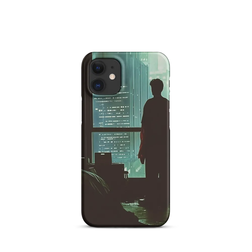 Silent Contemplation in a Futuristic Dystopia