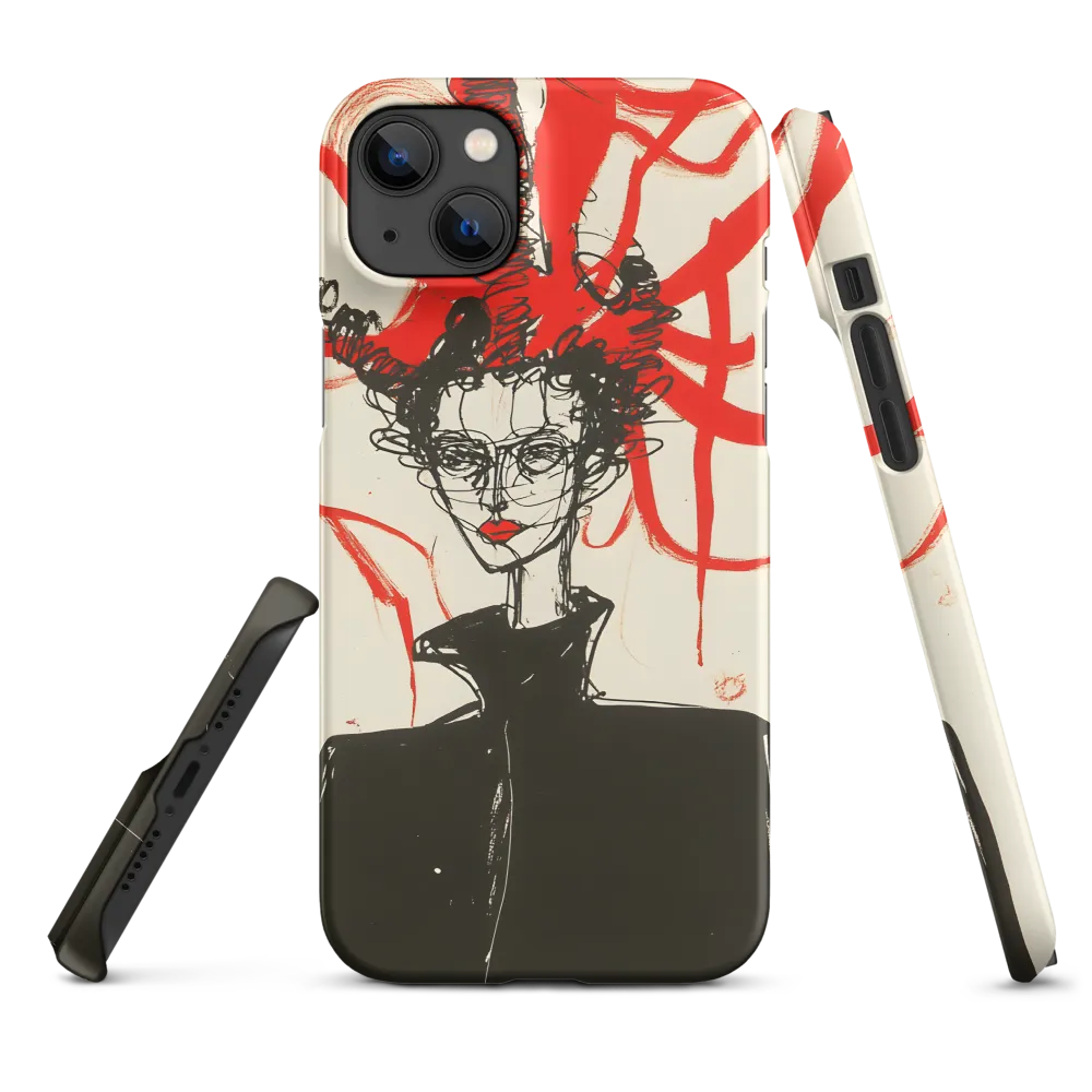 Dramatic Elegance in Red and Black