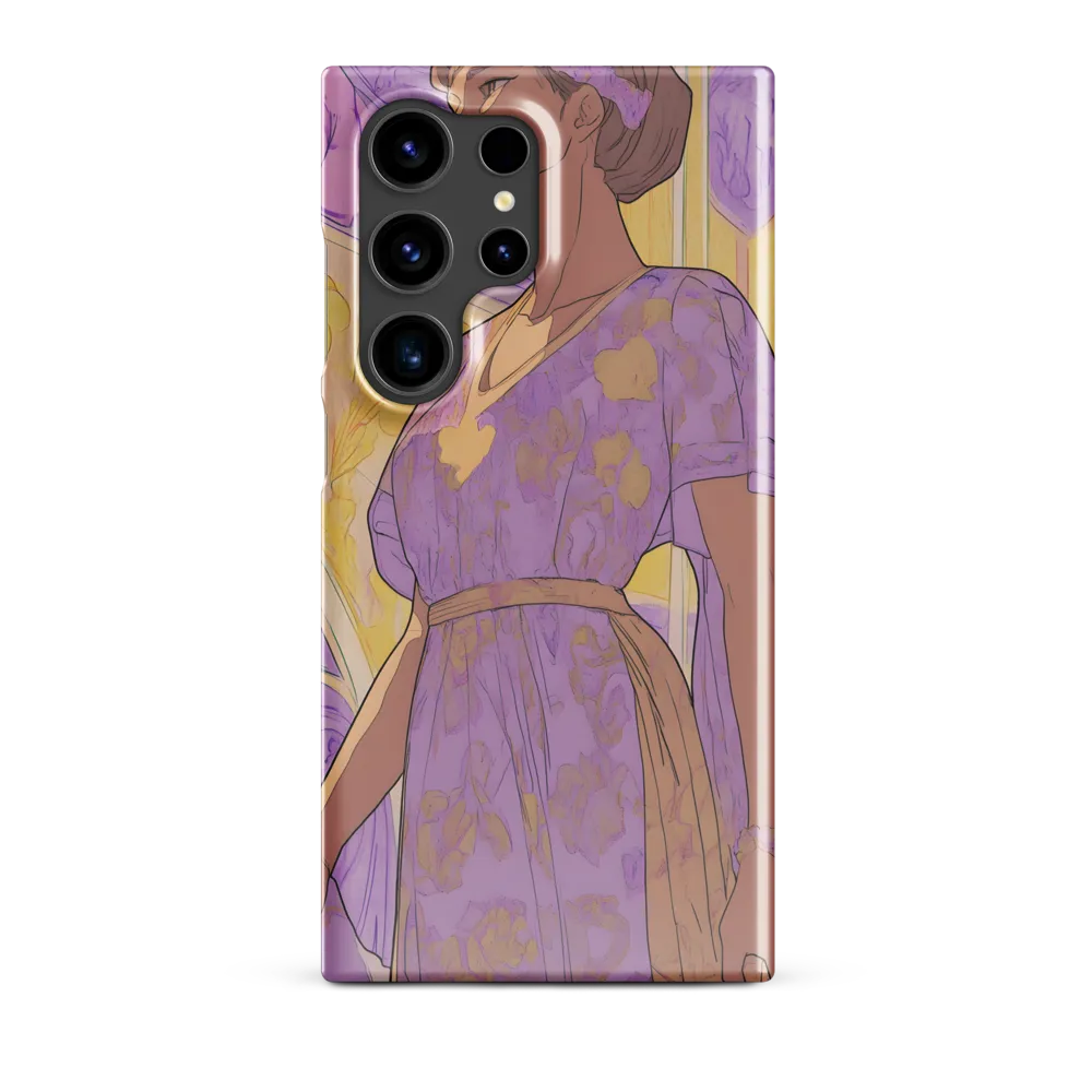 Elegance in Floral Harmony | Phone Case |  S24 Ultra | Snap Case | Glossy