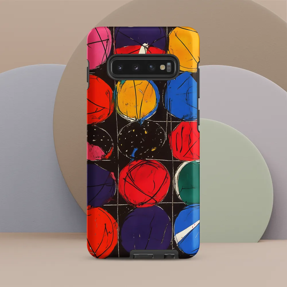 Colorful Circles in Abstract Harmony
