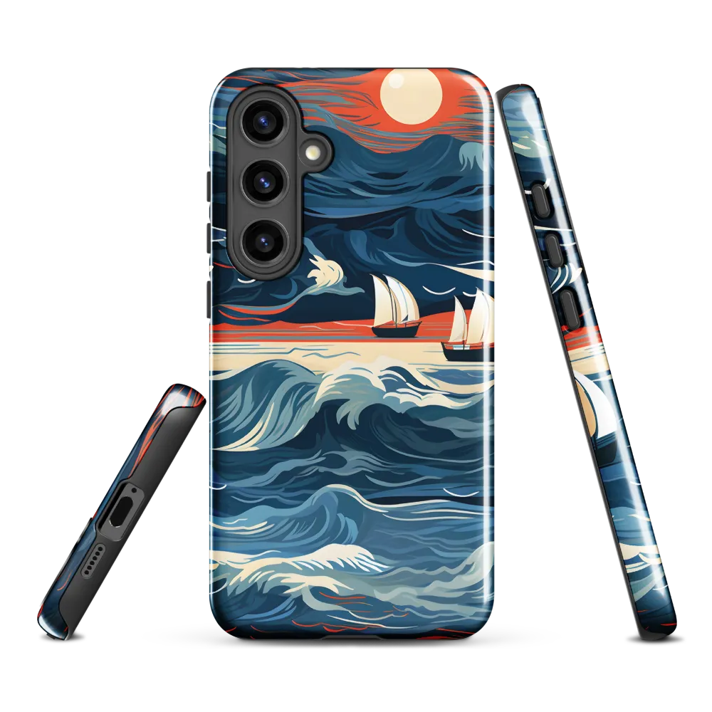 Ocean Whispers: A Voyage at Dusk