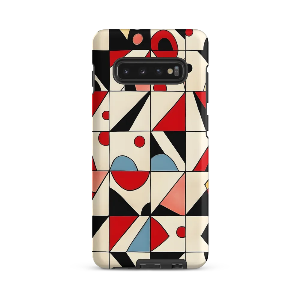 Dynamic Geometric Harmony | Phone Case |  S10 Plus | Tough Case | Matte