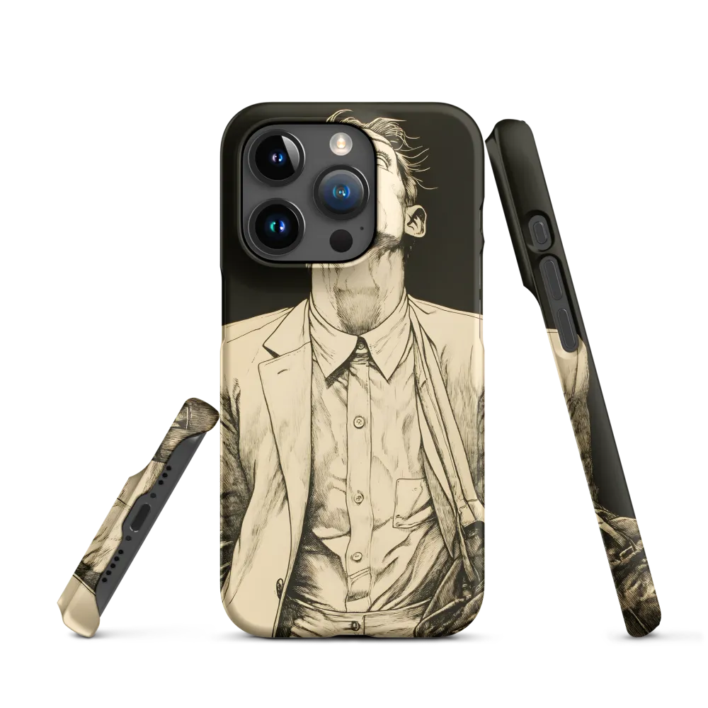 Desperate Gaze | Phone Case |  15 Pro | Snap Case | Matte