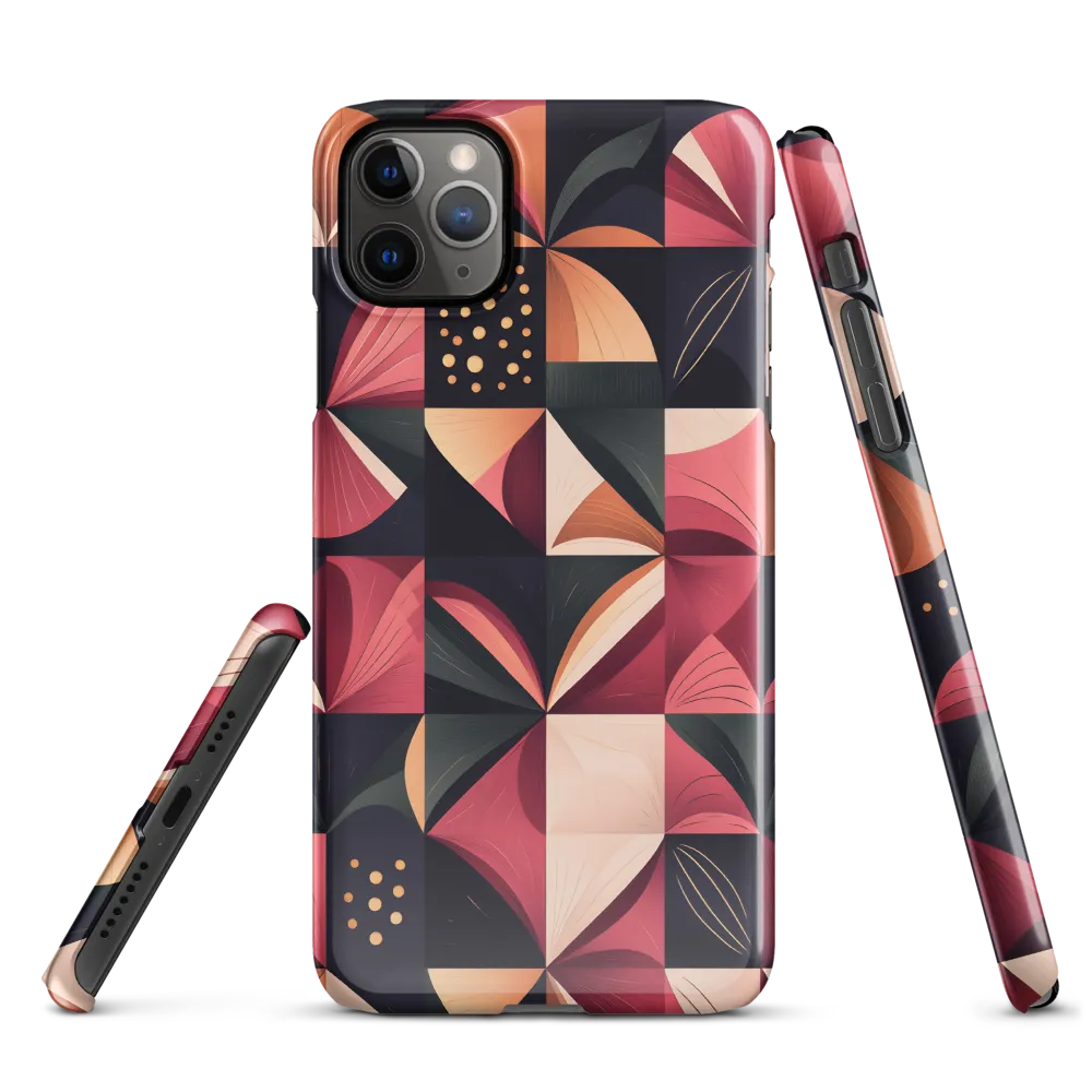 Floral Harmony in Geometry | Phone Case |  11 Pro Max | Snap Case | Glossy