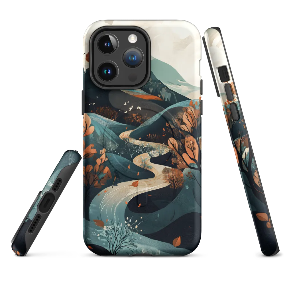 Whispers of Autumn: A Serene Journey | Phone Case |  14 Pro Max | MagSafe® Tough Case | Matte