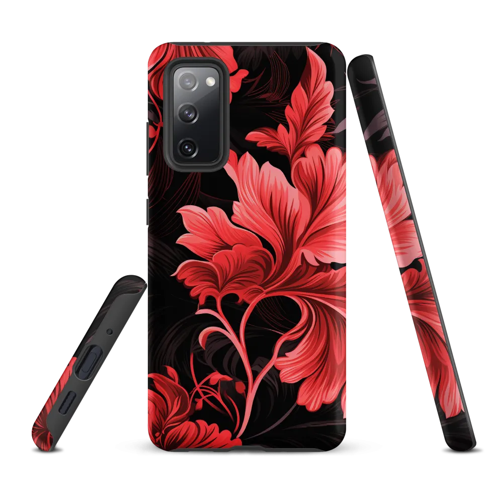Tropical Elegance in Red