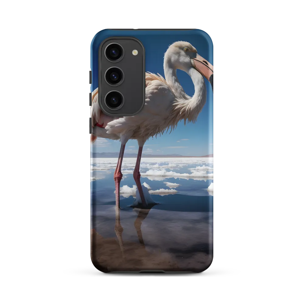 Graceful Solitude of a Flamingo