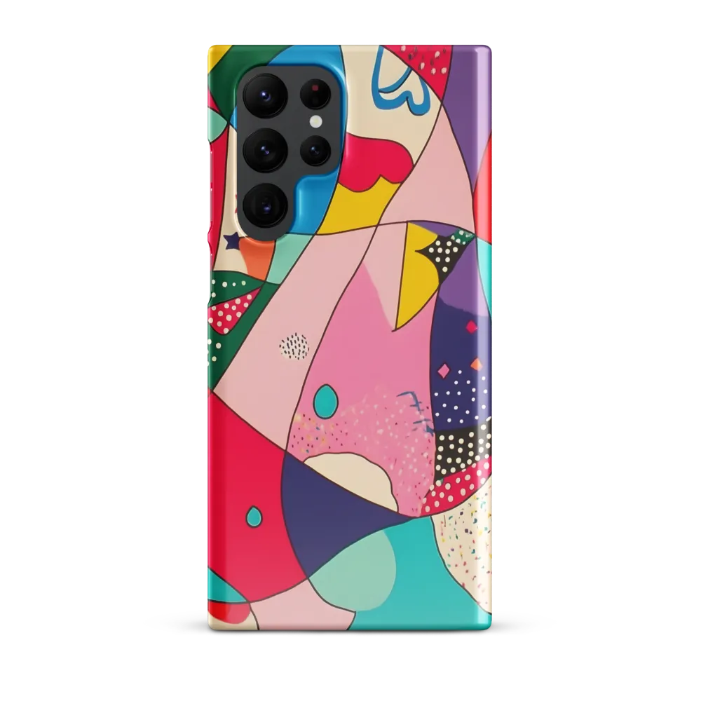 Playful Geometry in Color | Phone Case |  S22 Ultra | Snap Case | Glossy