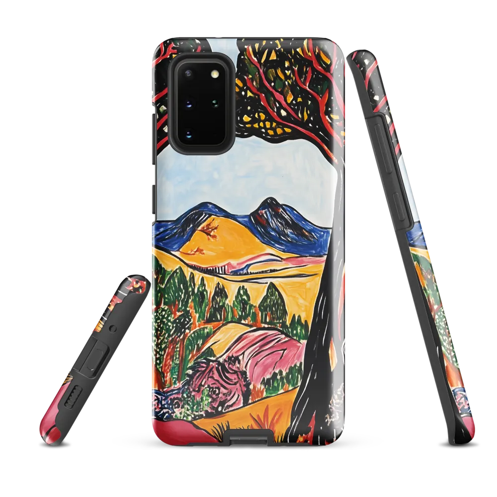 Vibrant Nature's Embrace | Phone Case |  S20 Plus | Tough Case | Glossy