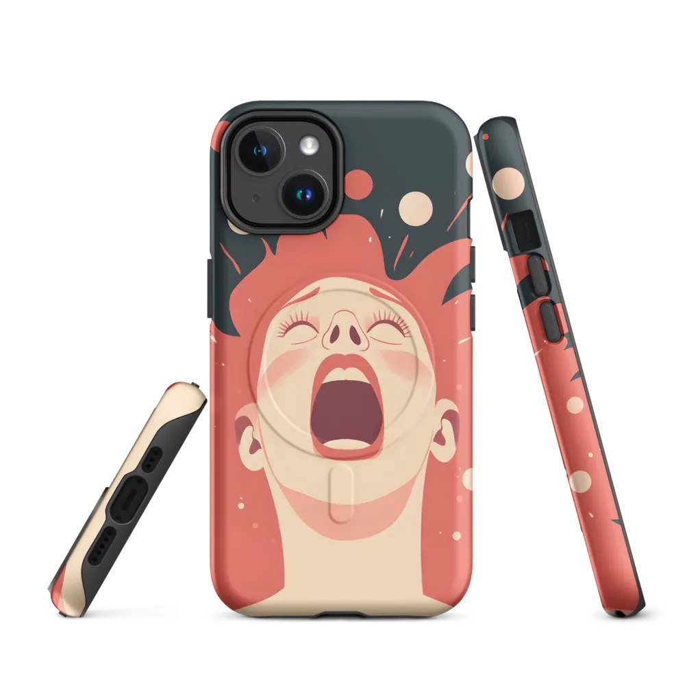 The Echo of Anguish | Phone Case |  14 | MagSafe® Tough Case | Matte