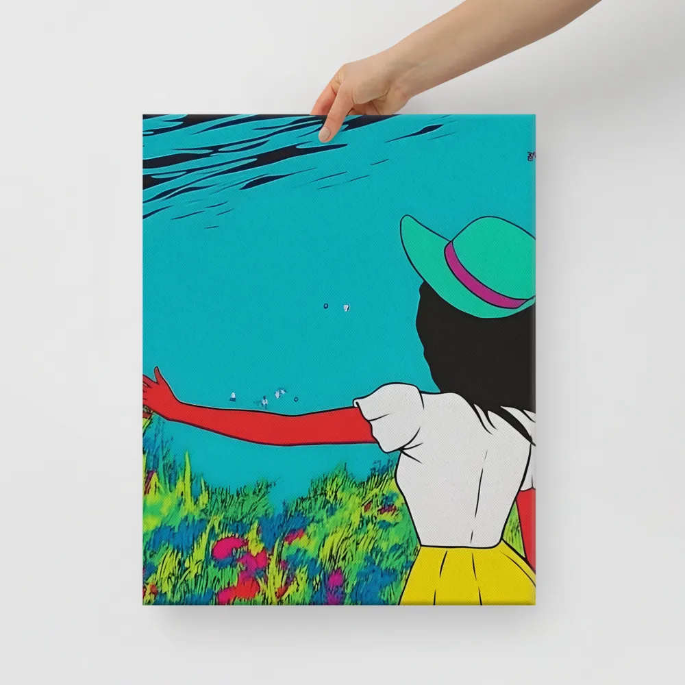 Whimsical Encounter | Canvas | 16″×20″