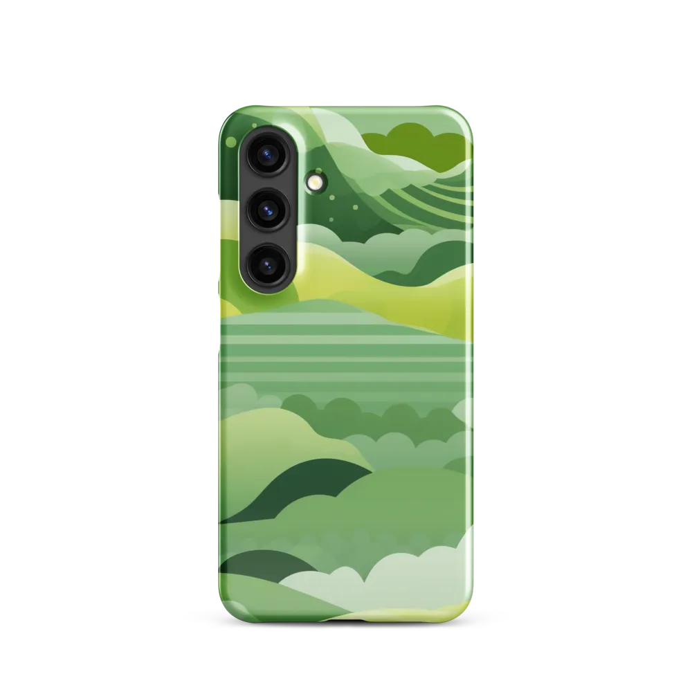 Tranquility in Green Waves
