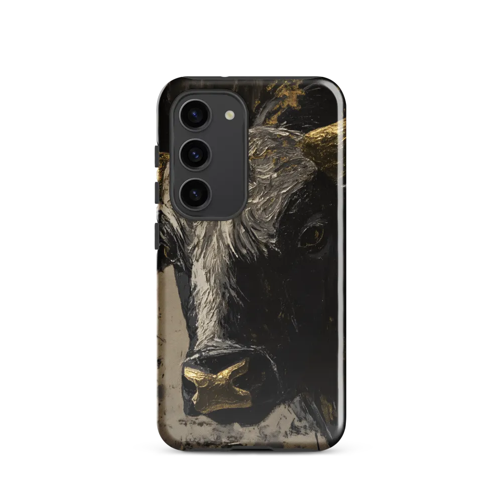Majestic Bull: The Power in Black and Gold