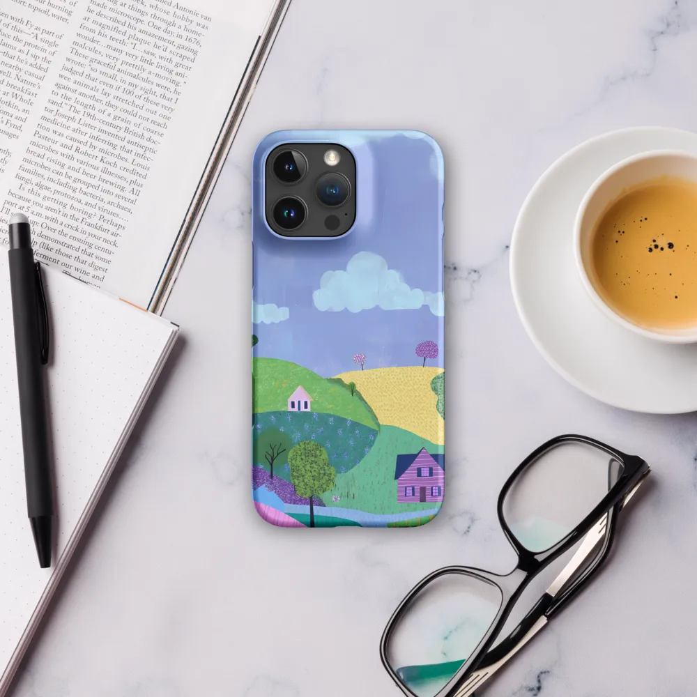 Whimsical Hills and Quaint Homes | Phone Case |  16 Pro Max | Snap Case | Matte