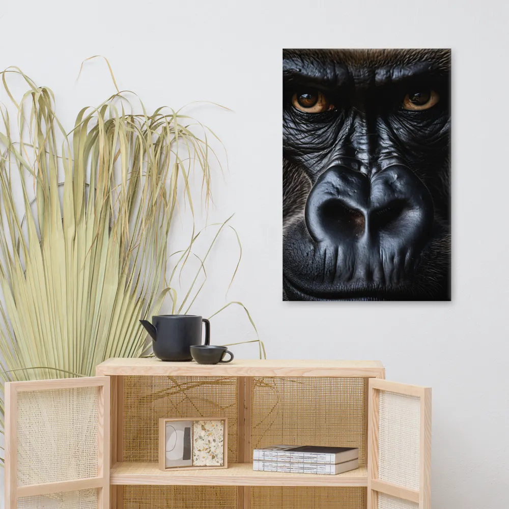 Gaze of the Wild: A Gorilla's Portrait