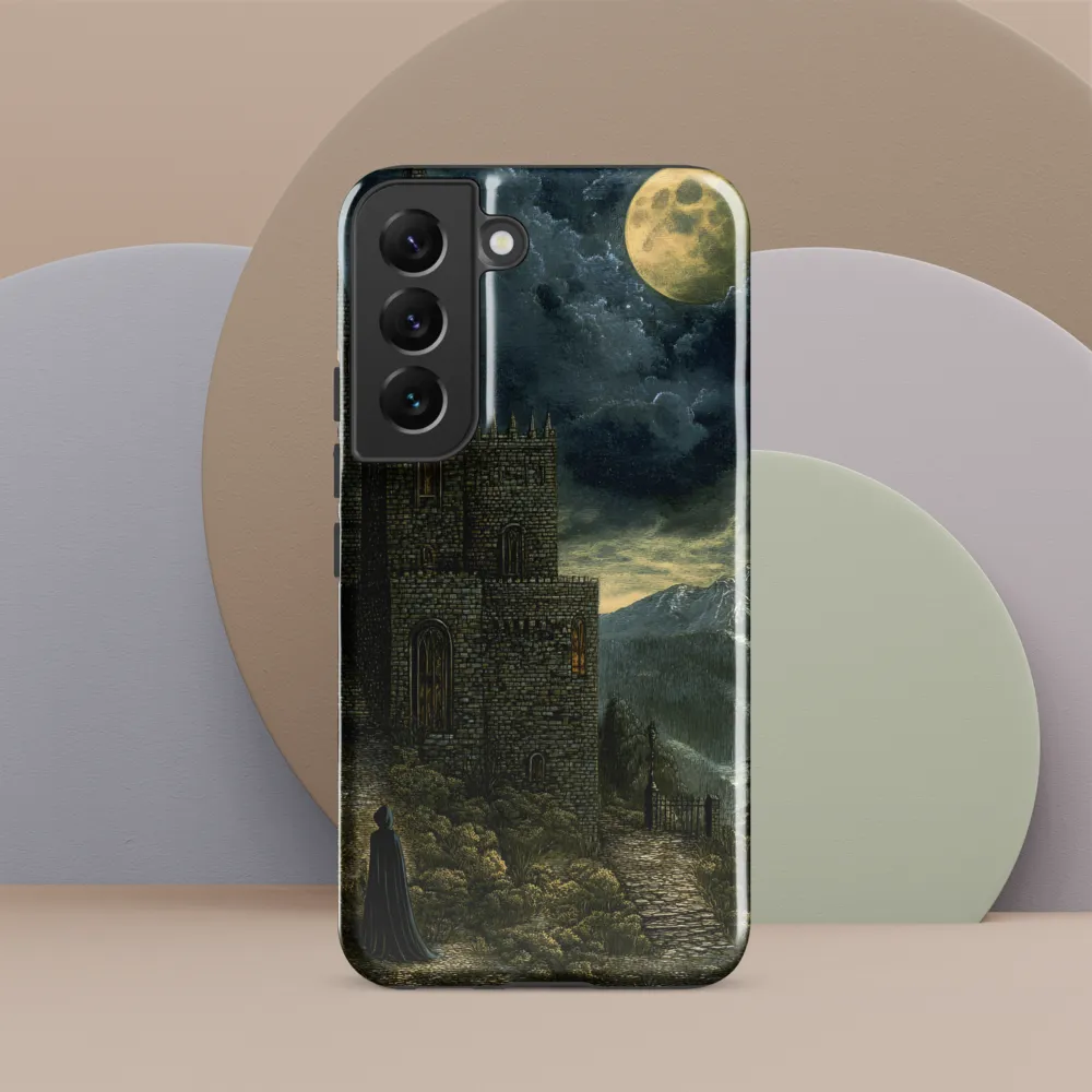 Whispers of the Moonlit Castle | Phone Case |  S22 | Tough Case | Glossy