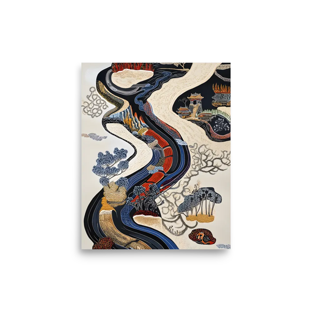 Flow of Tranquility | Poster | 8″×10″