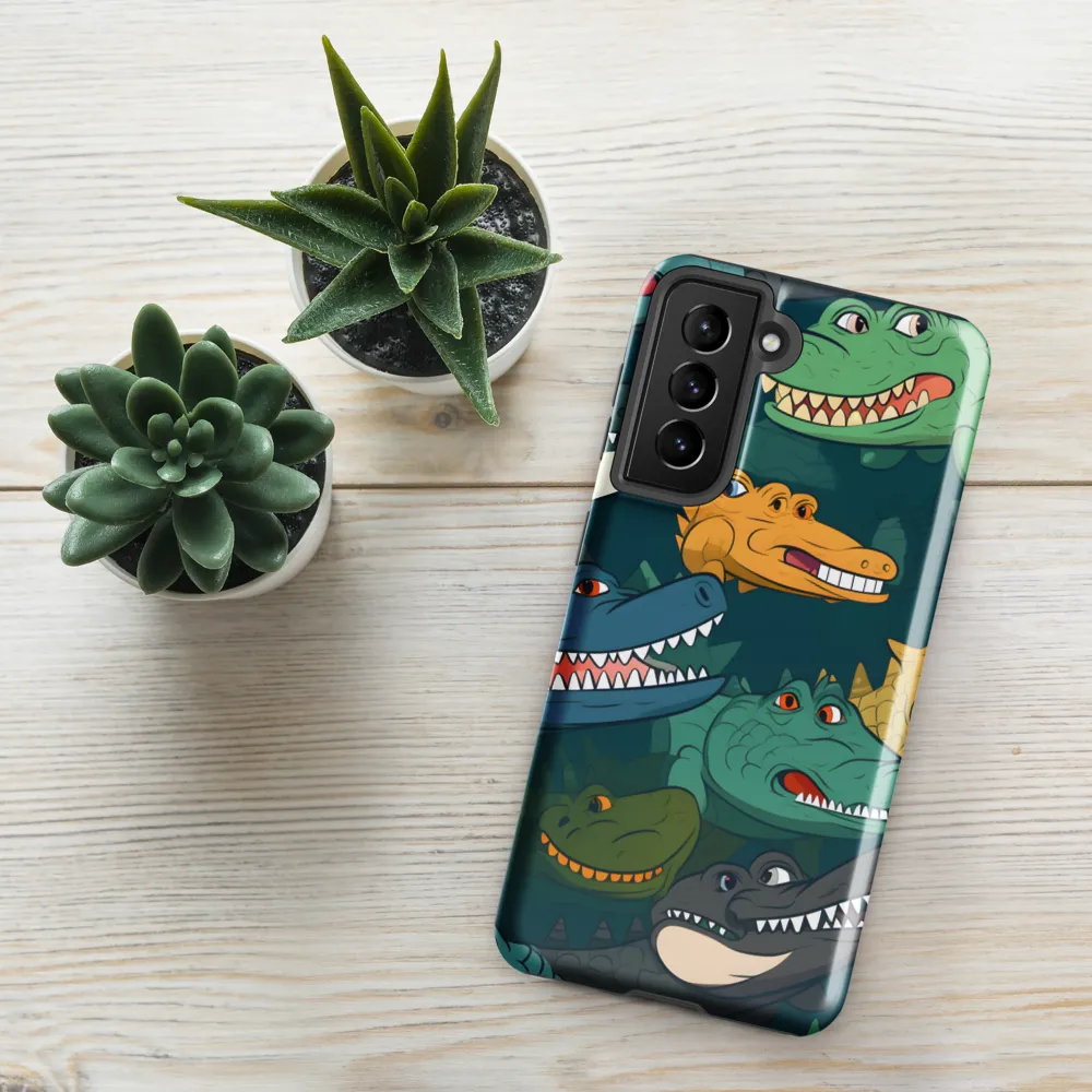 Cheerful Crocodilian Parade