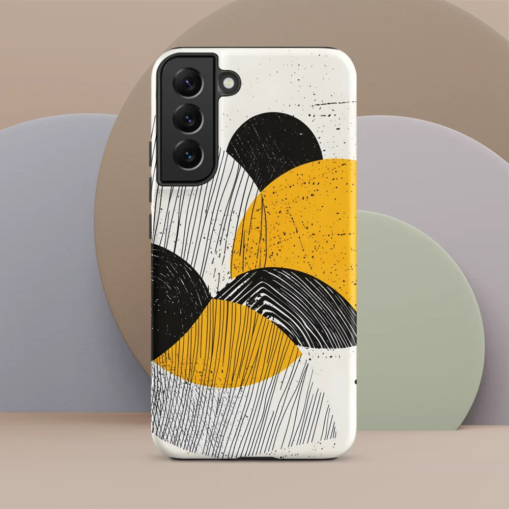 Dynamic Harmony in Black and Yellow
