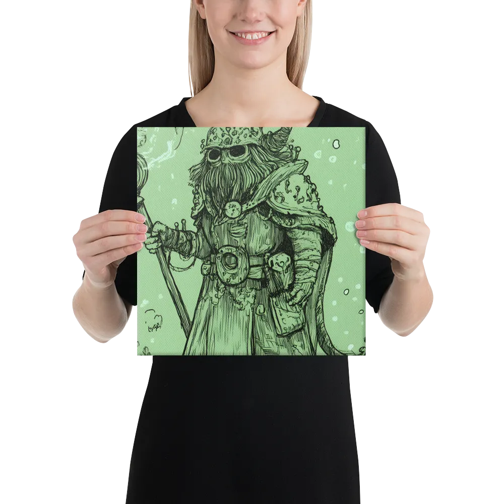 The Enigmatic Wizard | Canvas | 12″×12″