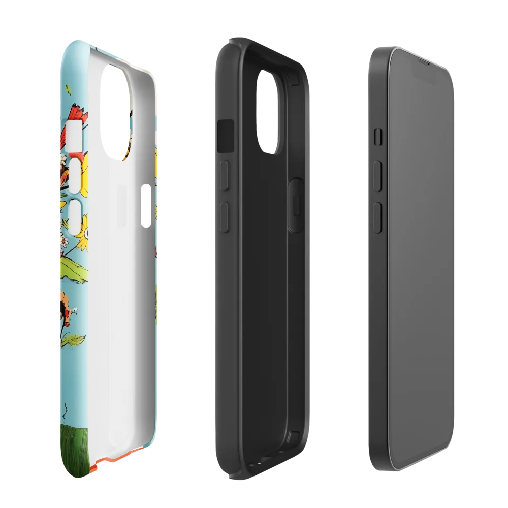Whimsical Bloom | Phone Case |  13 | Tough Case | Glossy