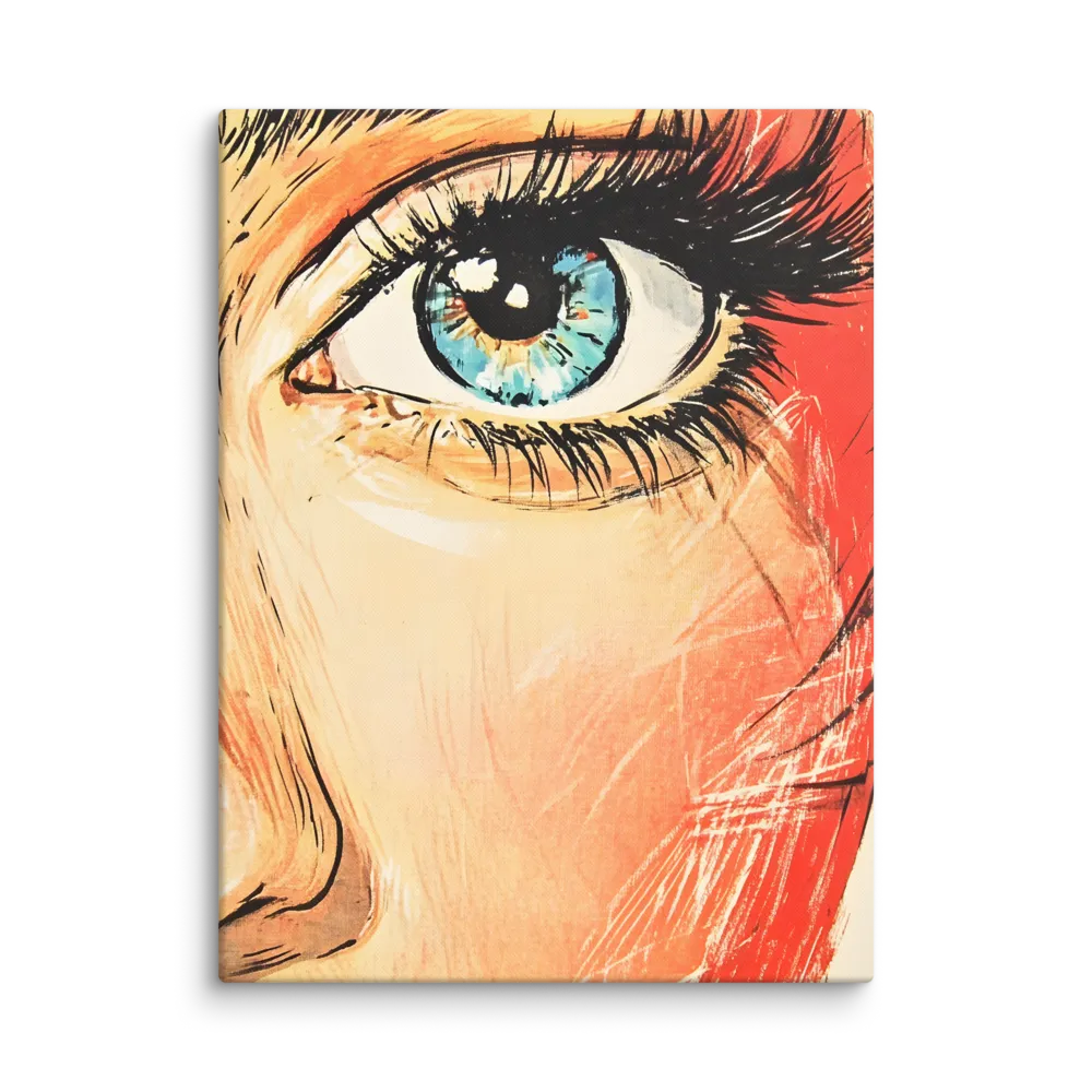 Gaze of Emotion | Canvas | 18″×24″