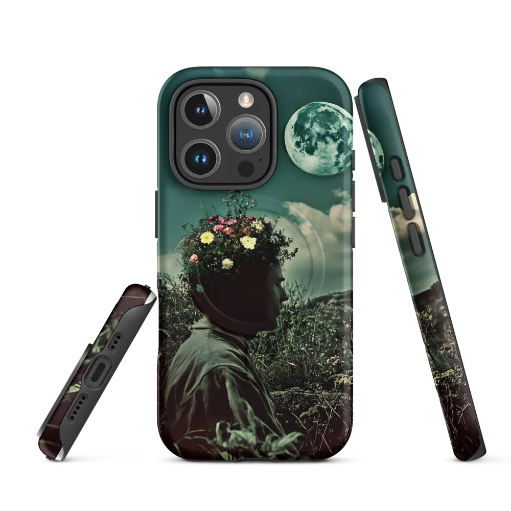 Moonlit Blossom | Phone Case |  16 Pro | MagSafe® Tough Case | Matte
