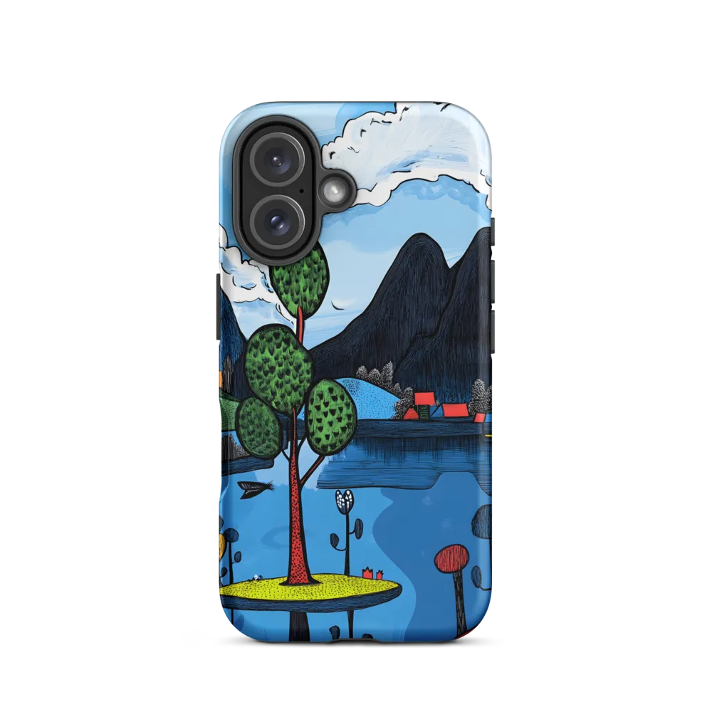 Whimsical Landscapes: A Play of Colors | Phone Case