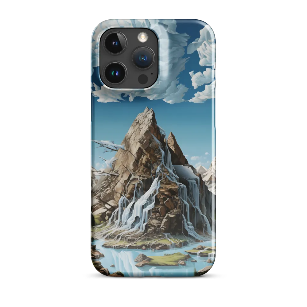 Majestic Cascade: A Mountain Masterpiece