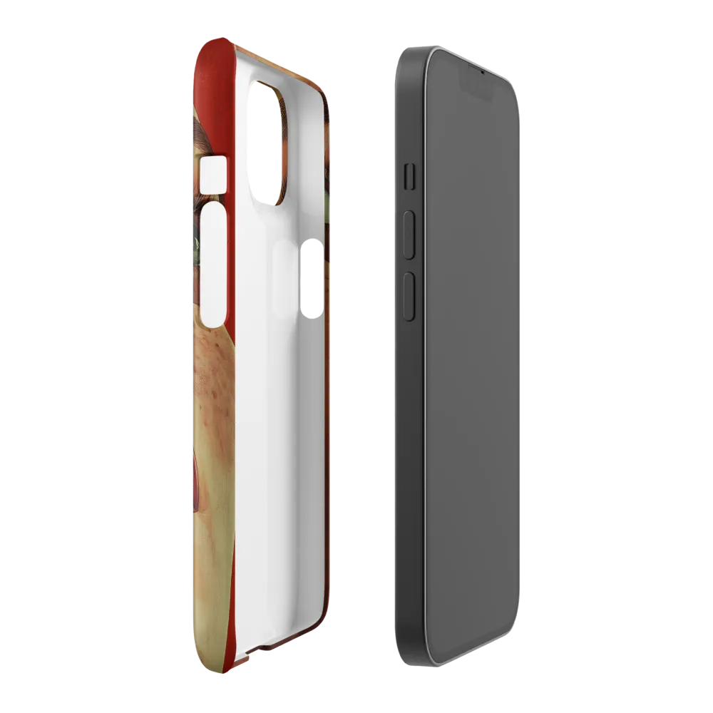 Red Intensity: A Portrait of Elegance