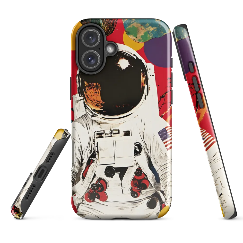 Cosmic Exploration: The Astronaut's Journey | Phone Case |  16 Plus | Tough Case | Glossy