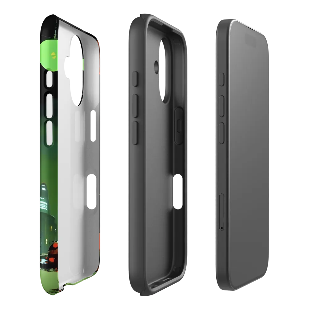 Echoes of a Cyberpunk City | Phone Case