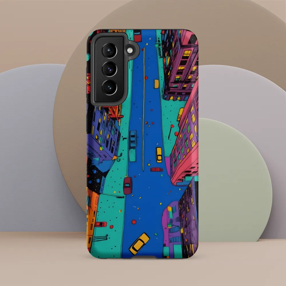 Neon Avenue from Above