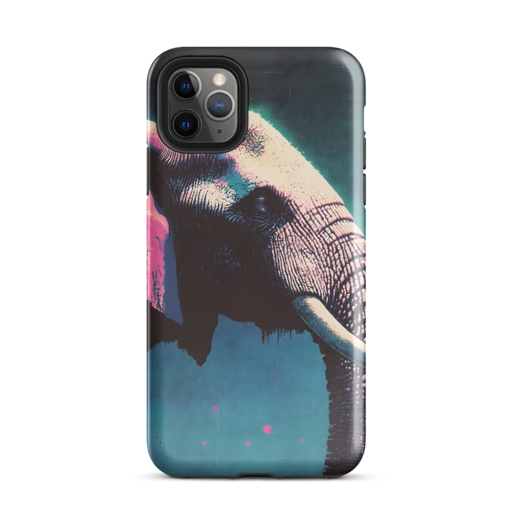 The Elephant in Neon | Phone Case |  11 Pro Max | Tough Case | Glossy